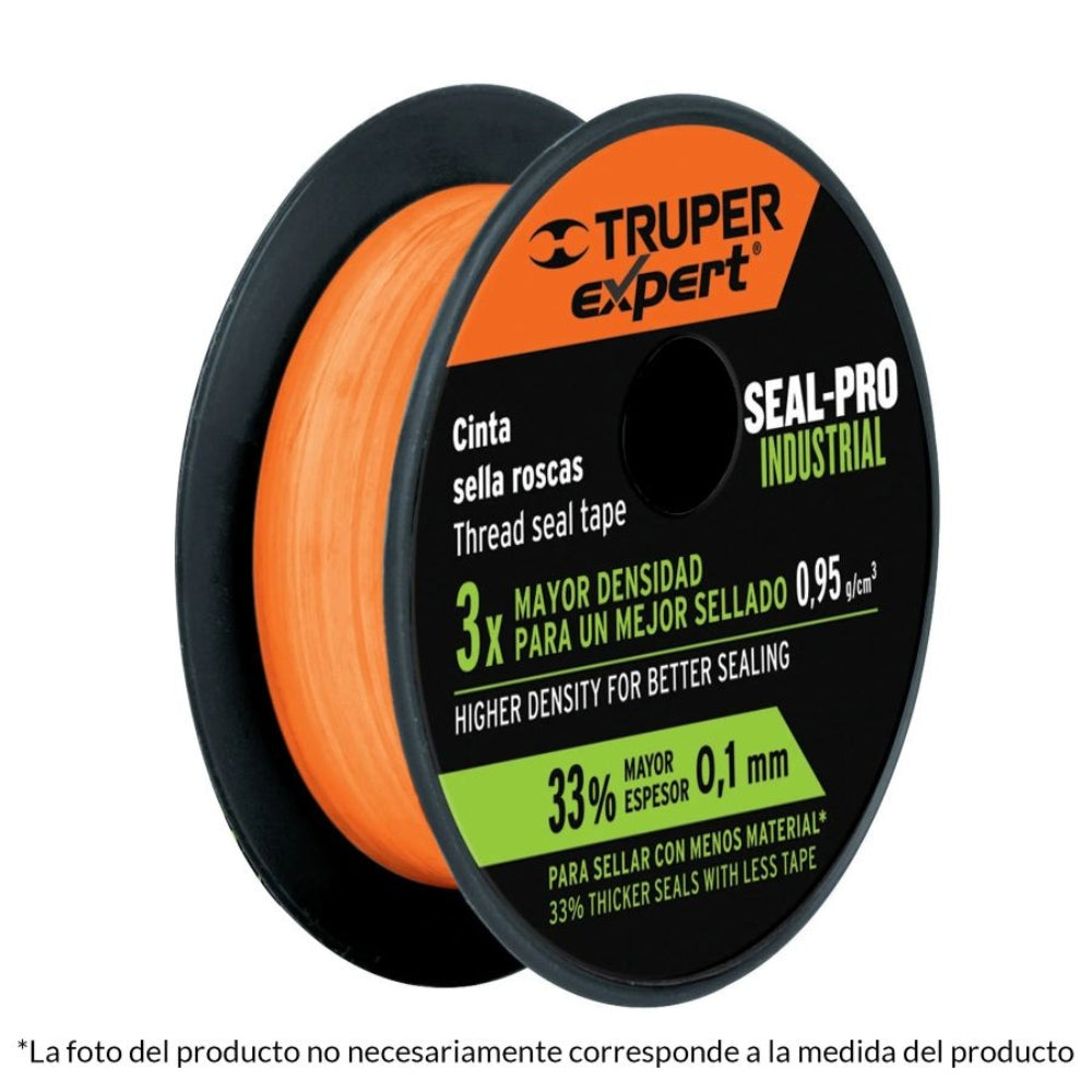 Truper Industrial Thread Seal Tape 1.27cm X 13m