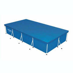 Bestway Flowclear Steel Pro Frame Rectangular Pool Cover 410 x 226cm - Blue