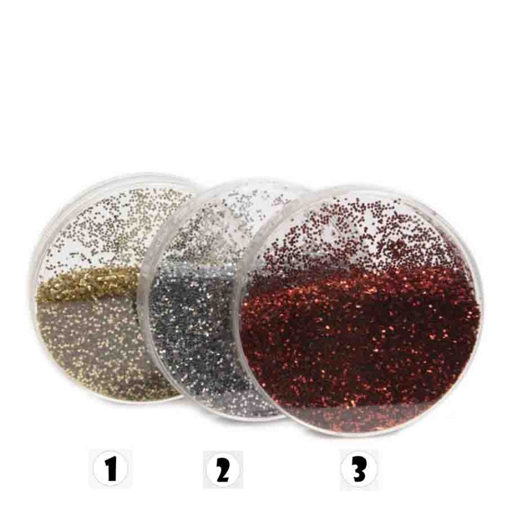 Decoris Loose Glitter in Tin - 3 Assorted Colours