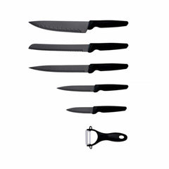 Michelino Knife Set of 6 Pieces - Black