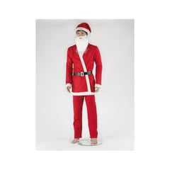 Decoris Polyester Santa Suit for Adult - One Size