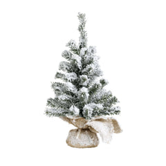 Everlands Mini Snowy Tree in Jute Bag 45cm