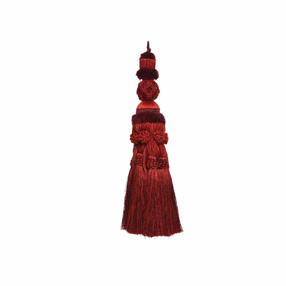 Decoris Tassel with Knots - Oxblood