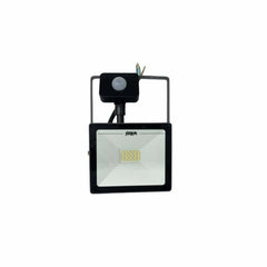 Vito Industrial Led Floodlight with Sensor 10W 6000K - Black IP44