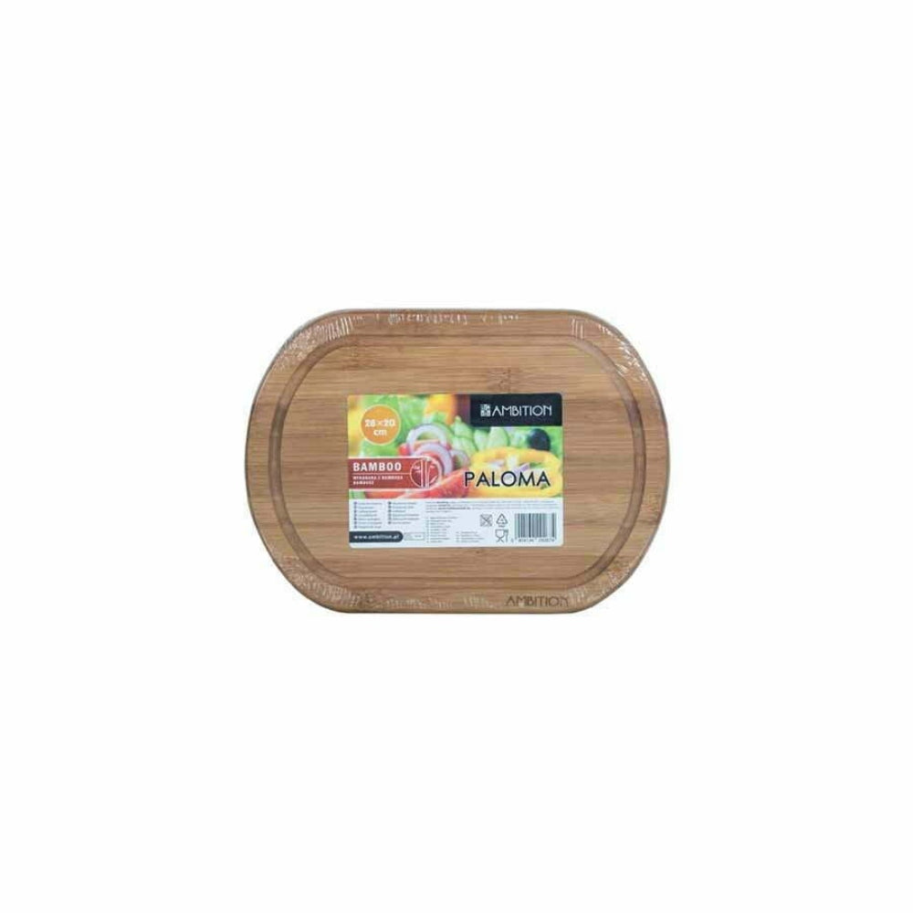 Ambition Paloma Oval Bamboo Cutting Board 28 x 20 x 1.6cm