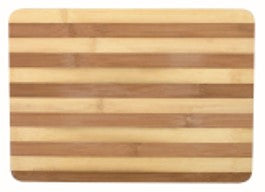 Ambition Panda Bamboo Cutting Board Thick Stripes 35 x 25 x 2cm