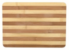 Ambition Panda Bamboo Cutting Board Thick Stripes 35 x 25 x 2cm