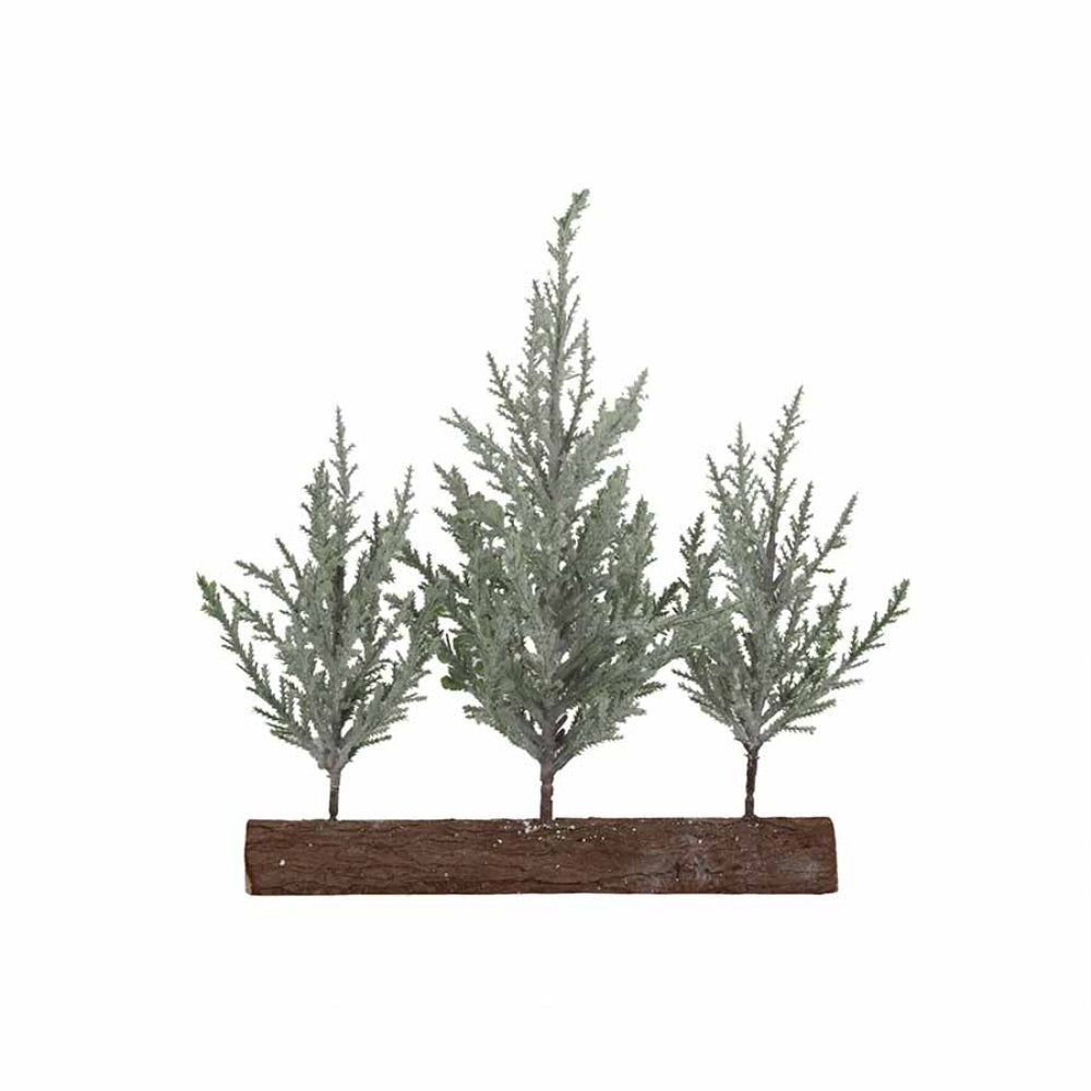 House of Seasons Christmas Tree with Burlap Base and 73 Frosted Tips 30cm