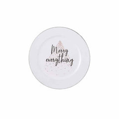 House of Seasons Mila Deco Plate 28cm - White