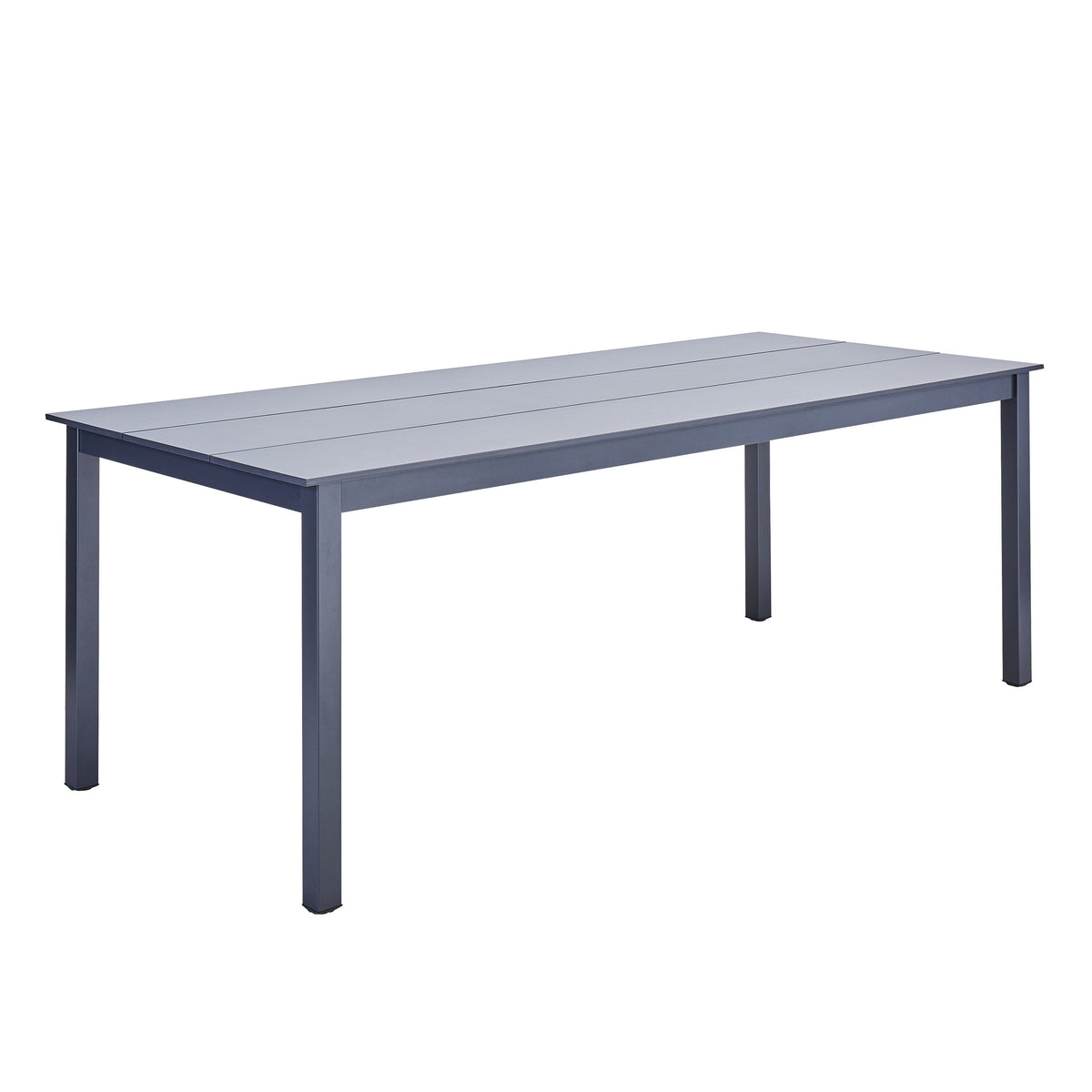 Naterial Dora Dining Table 206x89x75cm Dark Grey