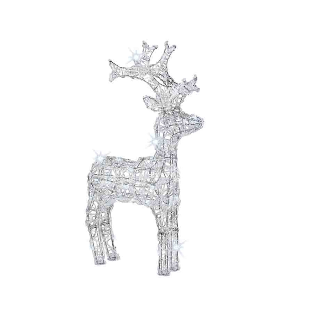 Lumineo Acrylic Led Deer 116cm - Cool White