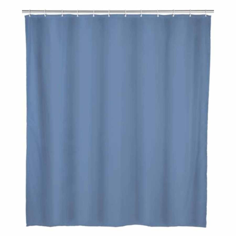 Wenko Peva Shower Curtain 180 x 200cm - Grey Blue