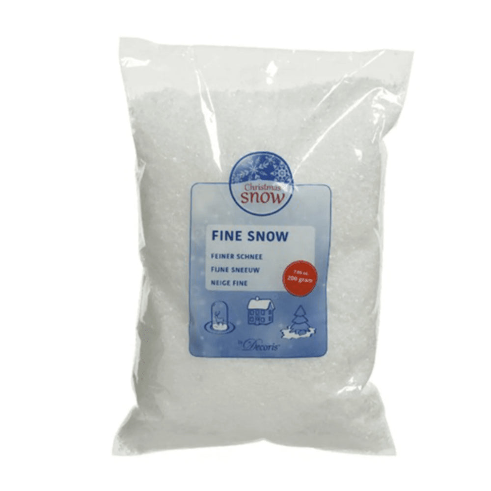 Decoris Fine White Snow 200g