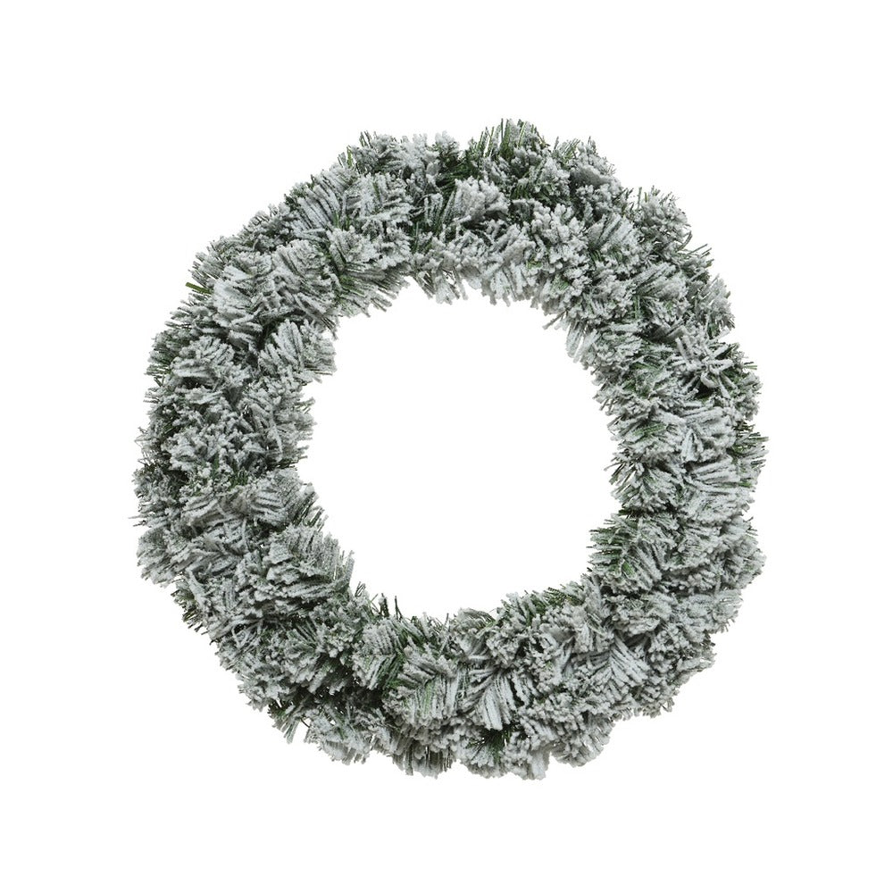 Everlands Snowy Imperial Wreath 35cm