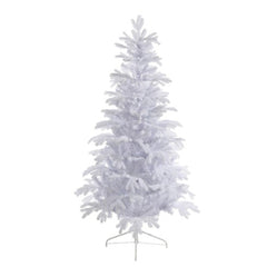 Everlands White Sunndal Fir Frosted Christmas Tree Dia135cm 2.4m