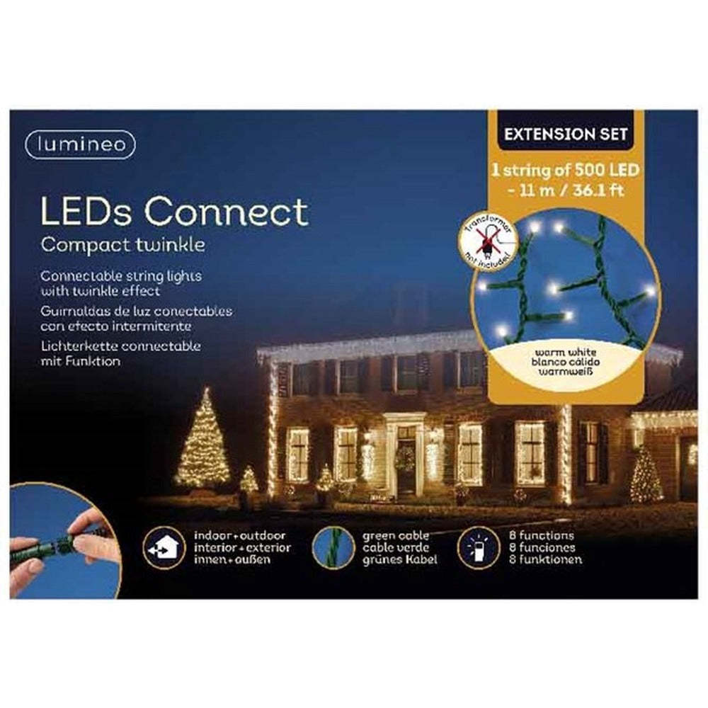 Lumineo Connect 500 Led String Light 11m - Warm White (without Transformer)