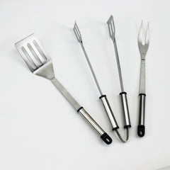 Landmann Barbecue Tool Set of 3 Pieces 37cm - Stainless Steel