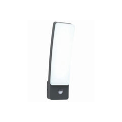 Lutec Kira Wall Light 18W with Integrated Led 4000K and Sensor - Dark Grey