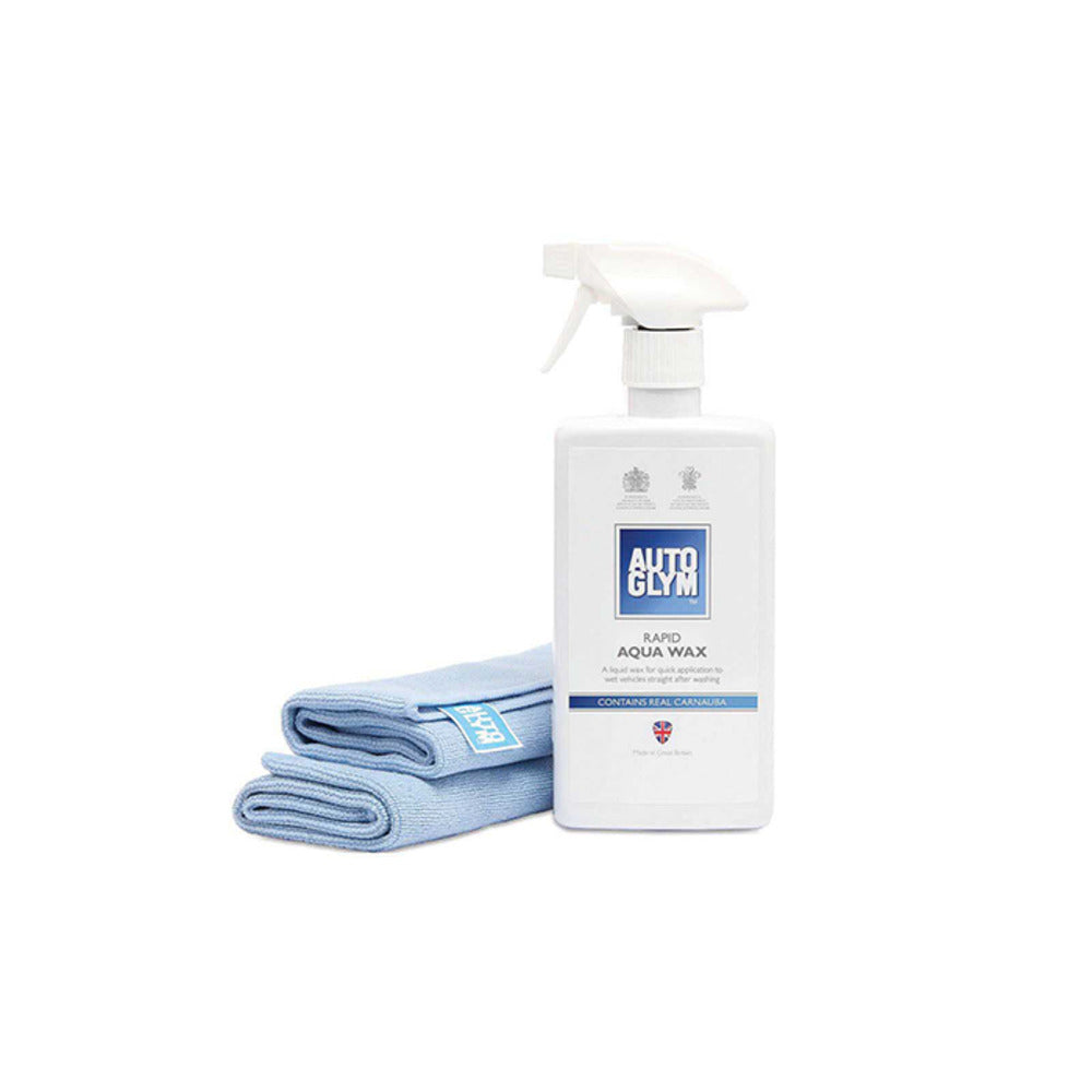 Autoglym Rapid Aqua Wax Complete Kit Wax + Microfibre Cloths