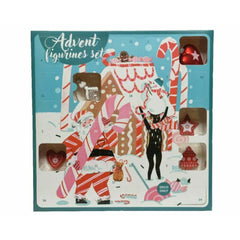 Decoris Advent Calendar with Glass Ornaments 38 x 38cm