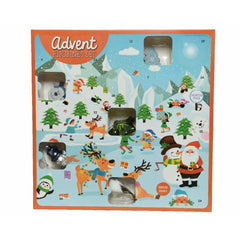 Decoris Advent Calendar with Glass Ornaments 38 x 38cm