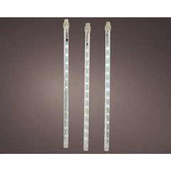 Lumineo 144 Led Snowfall Icicle Light Set of 6 Pieces 30cm - Cool White