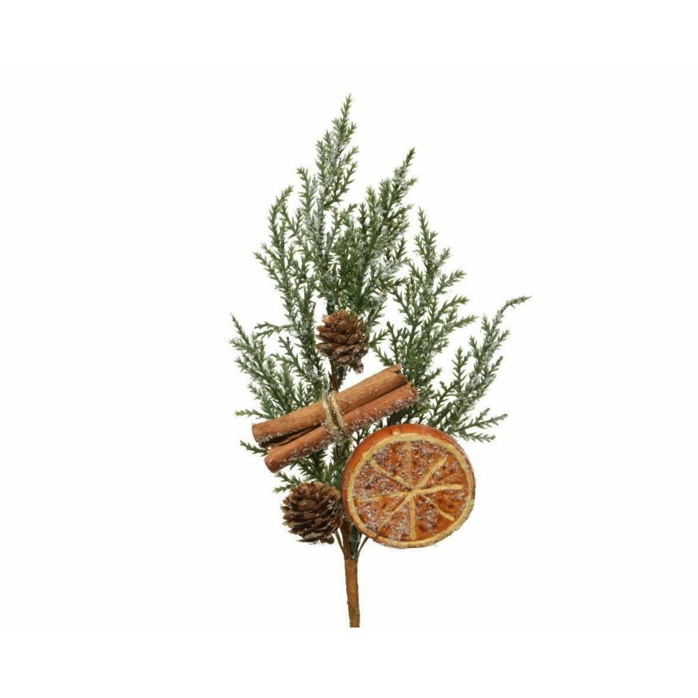 Decoris Spray Branch with Cinnamon and Orange Slice 30cm