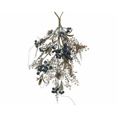 Decoris Bunch Branch with Foam Blue Berries 45cm