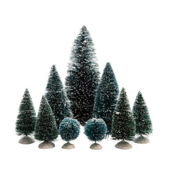 Lumineo Village Tree Pack of 9 Pieces