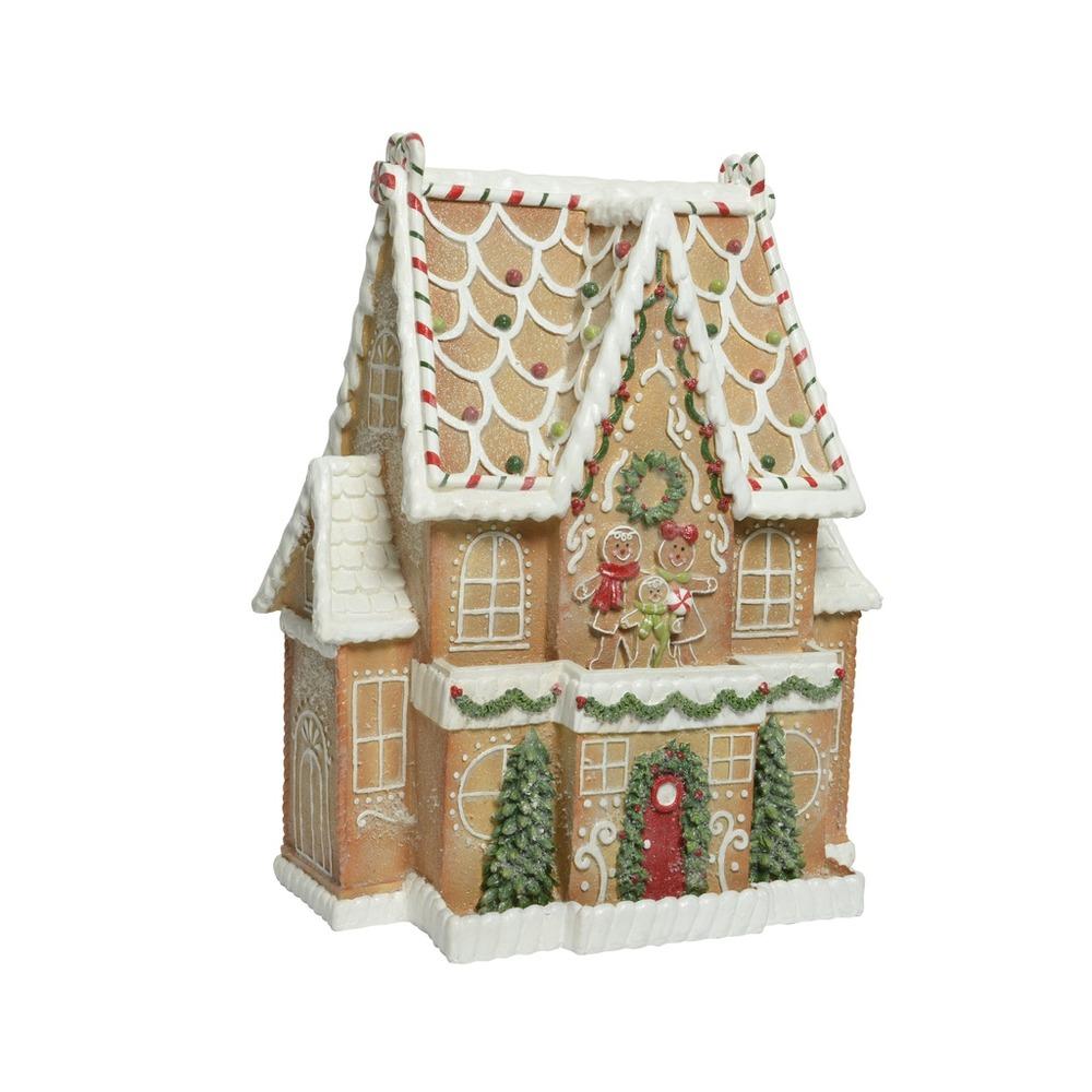 Decoris Polyresin Gingerbread House 67.50 x 53 x 34.50cm