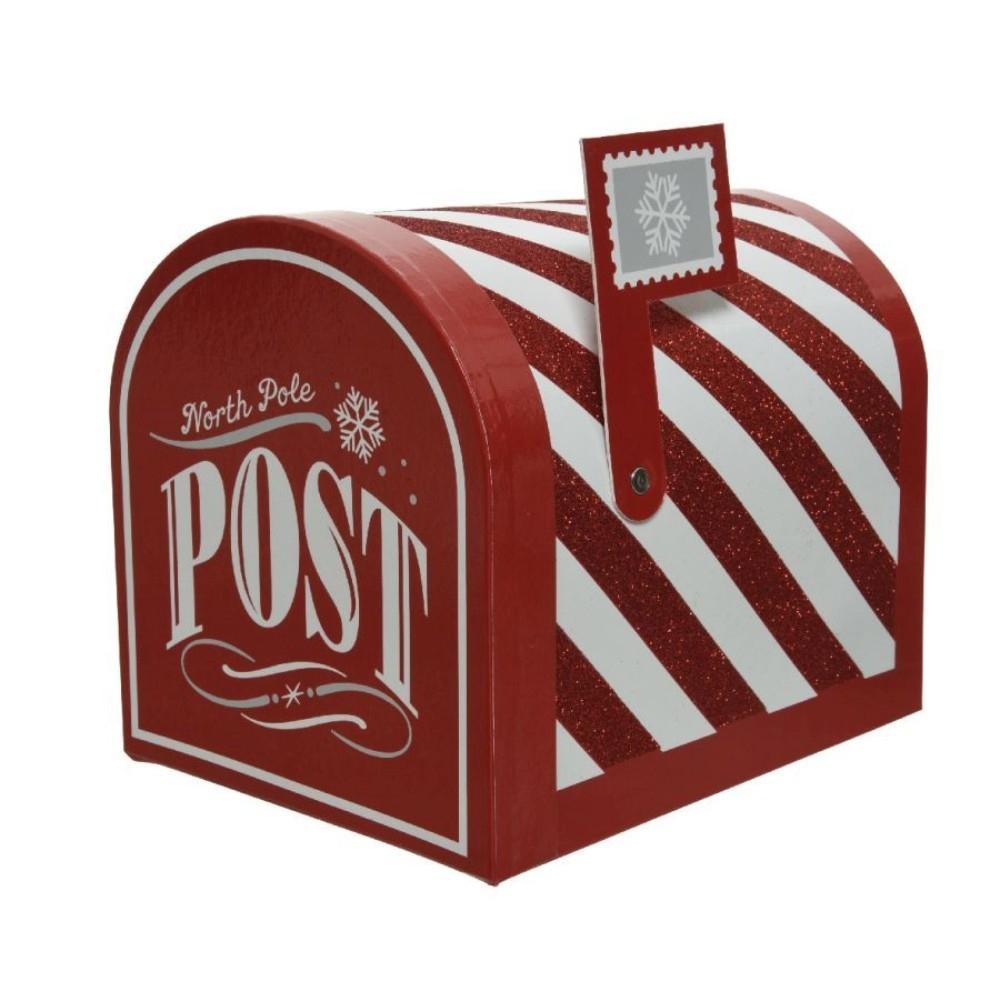 Decoris Paper Christmas Mailbox 21cm