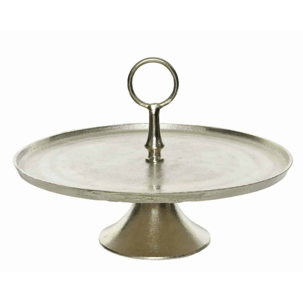 Decoris Aluminium Cake Stand 27cm