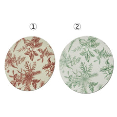 Decoris Paper Deco Plate with Floral Printed Design 33cm - 2 Assorted