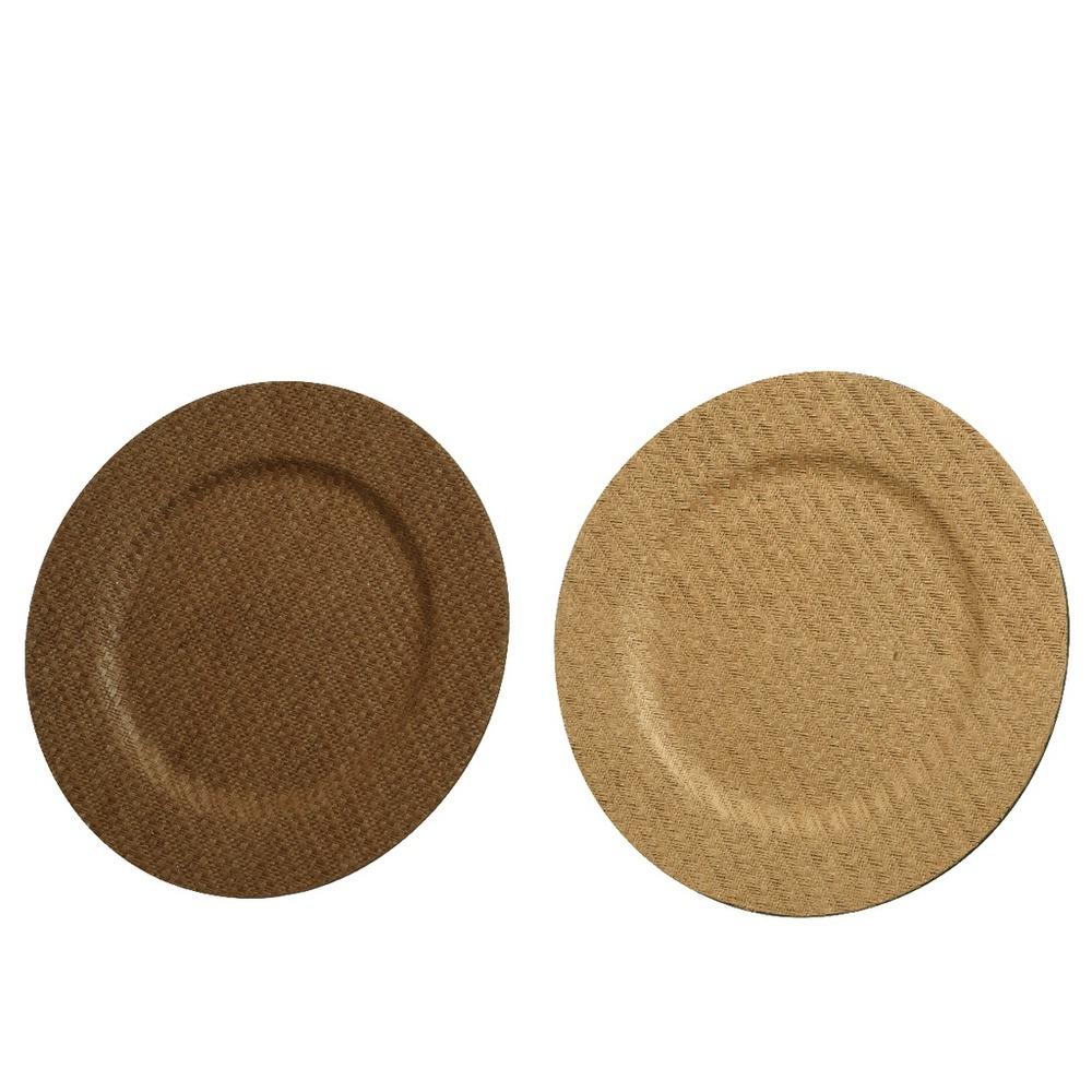 Decoris Paper Deco Plate 33cm - Natural