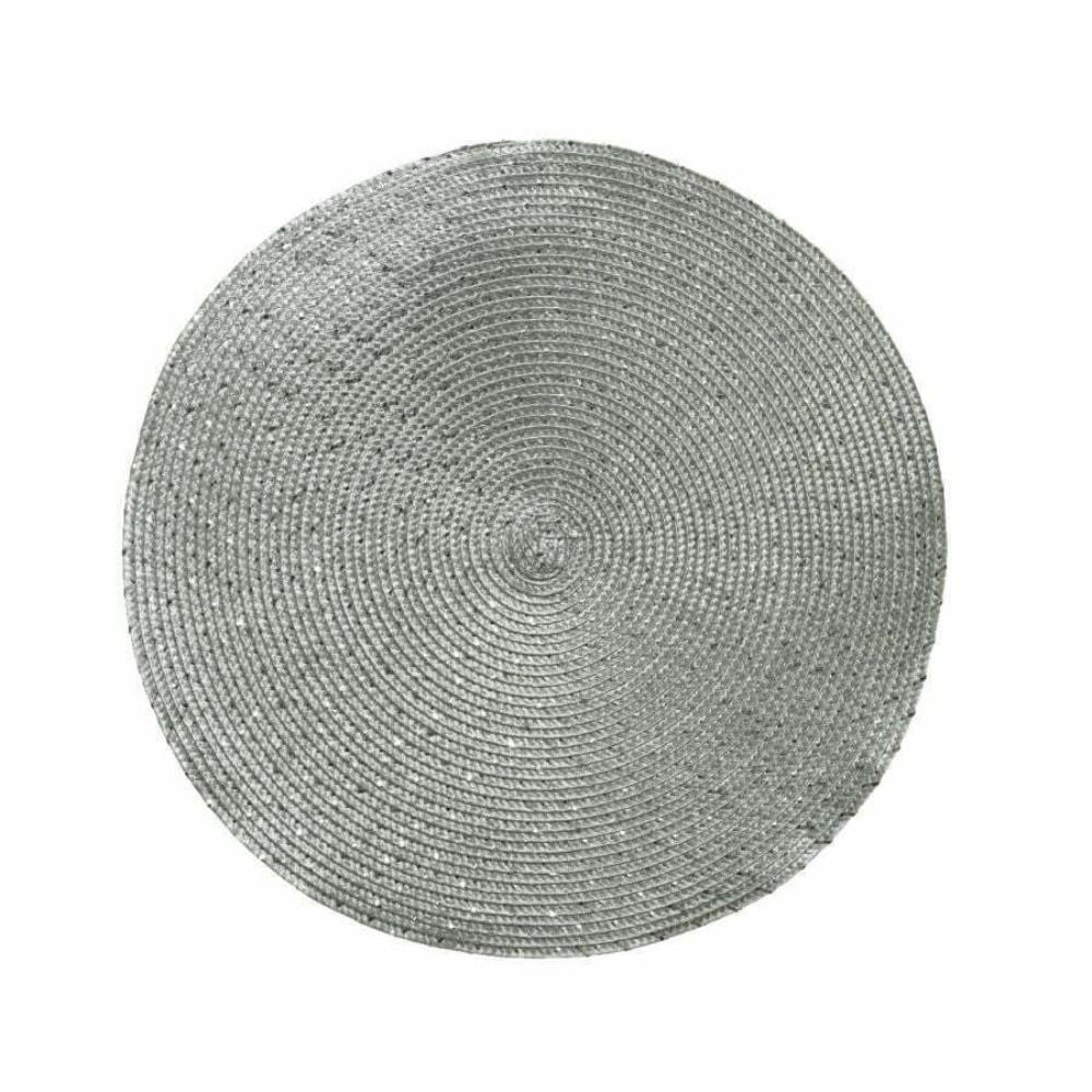 Decoris Placemat Round 38cm - Silver