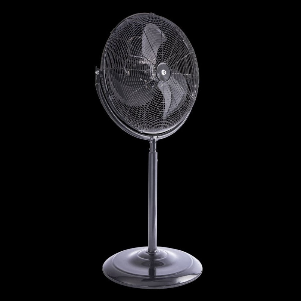 Equation metal Stand Fan 45cm 120W - Black