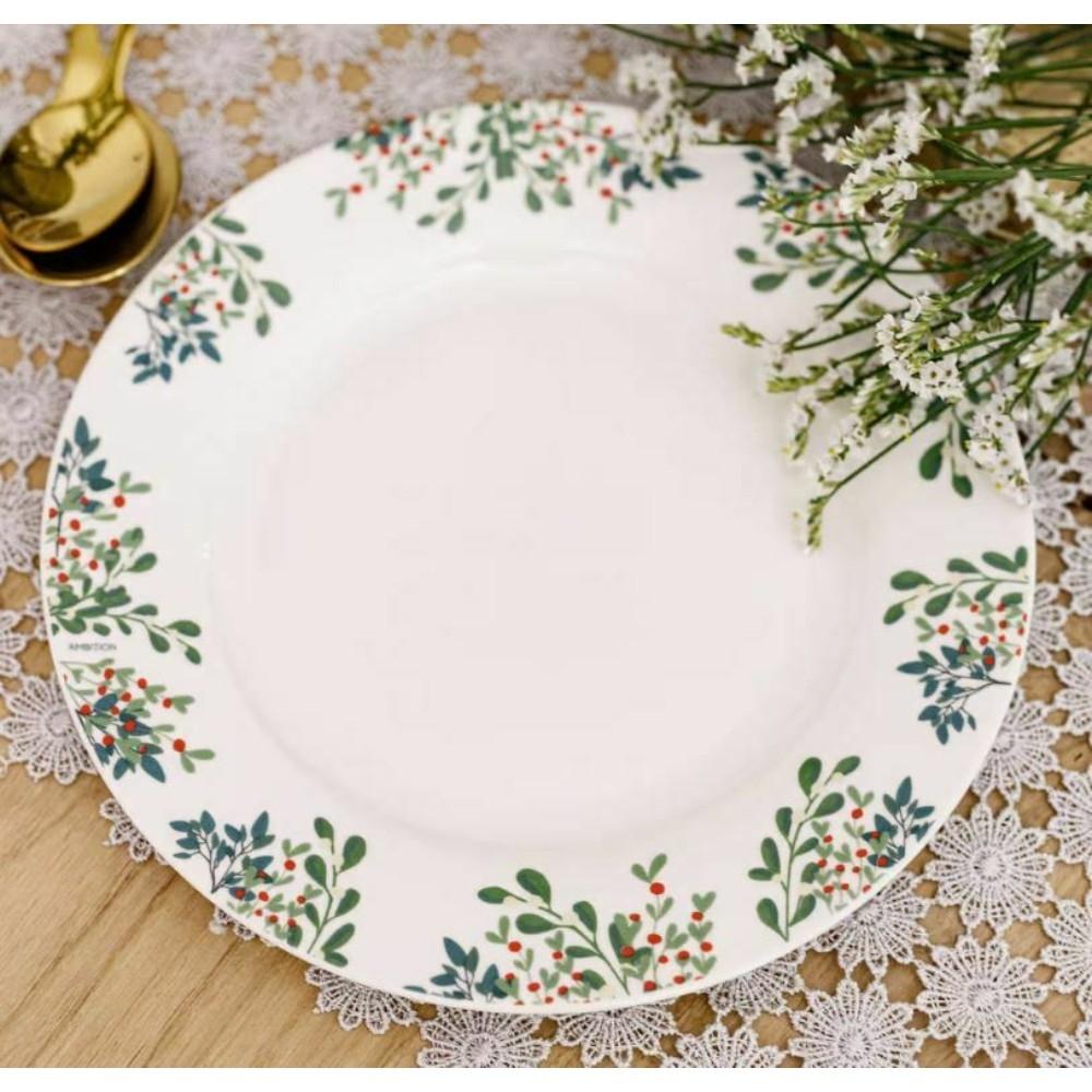 Ambition Greenery Dessert Plate 19cm