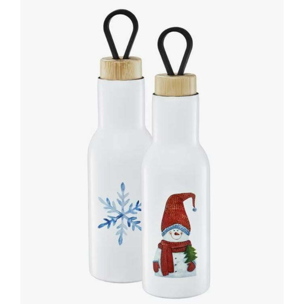 Ambition Forest Thermal Bottle 400ml - Snowman