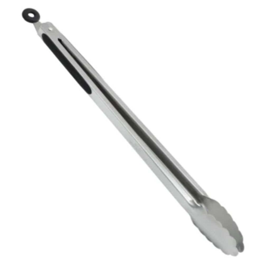 Naterial Bbq Tongs Soft Handle In Stainless Steel