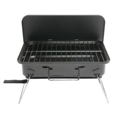 Naterial Portable charcoal barbecue L.36 x W. 29.4 cm Steel enamel Grey