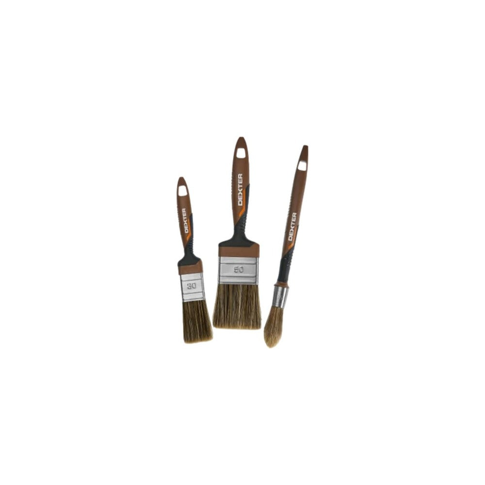 Dexter Universal Brush Set - 3cm and 5cm, 1 Round Tip Brush 1.5cm