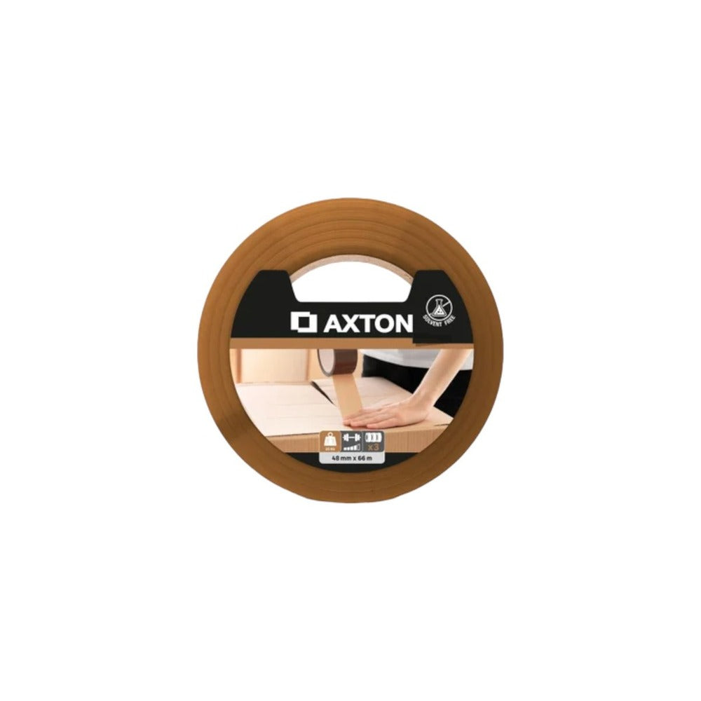 Axton Packing Tape Havana Brown 48Mmx66M Set Of 3