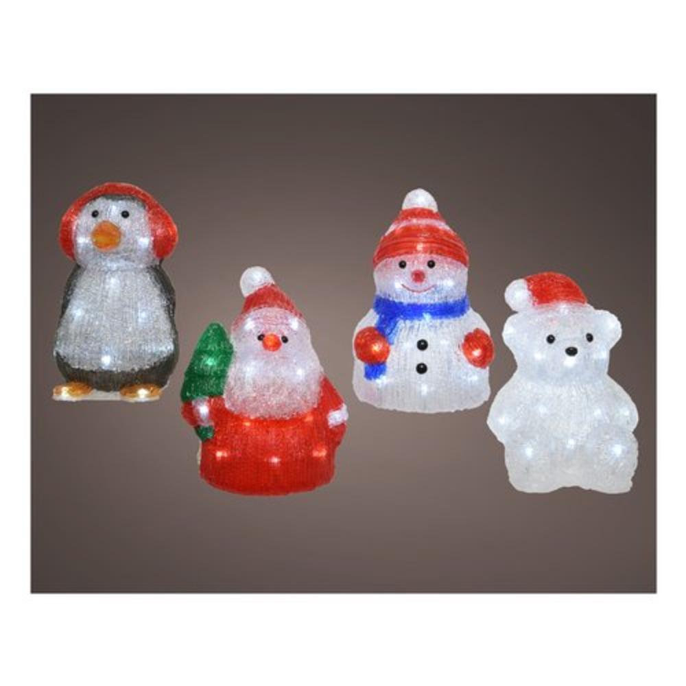 Lumineo BO Led Acrylic Figures 25cm - 4 Assorted