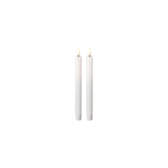 LED WICK DINNER CANDLE WAX WAVE TOP BO INDOOR