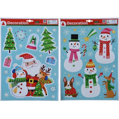 Decoris PVC Stickers with Glitter - 2 Assorted