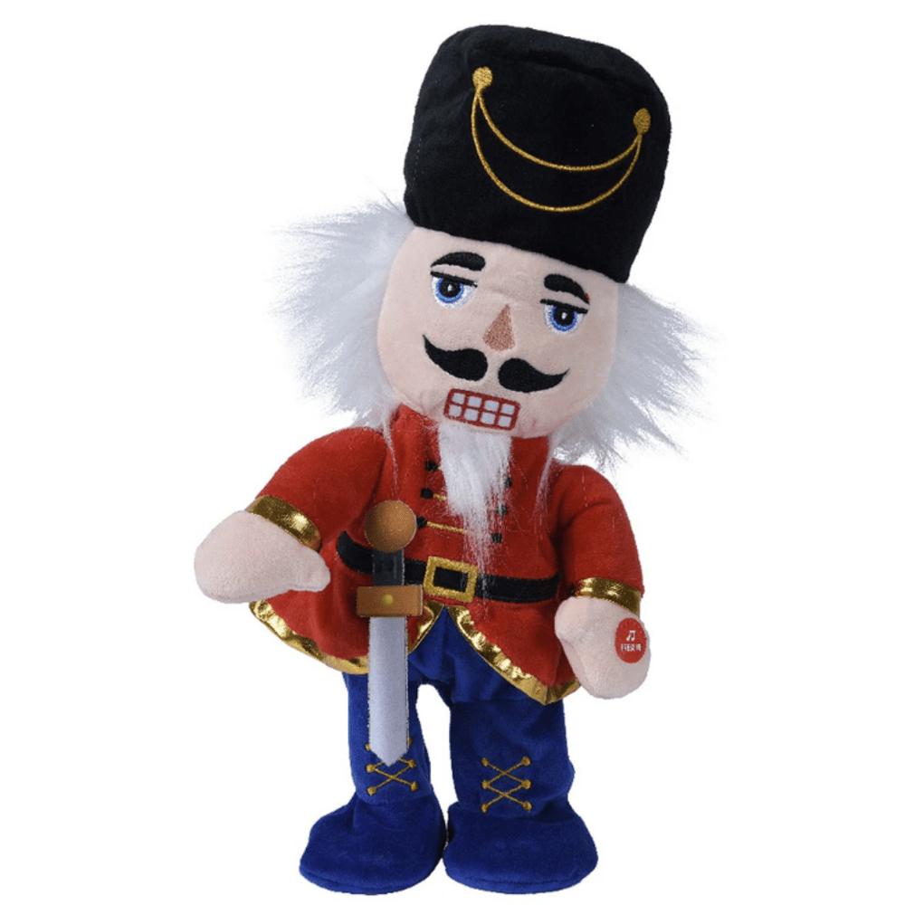 Decoris Animated Polyester Nutcracker 38cm