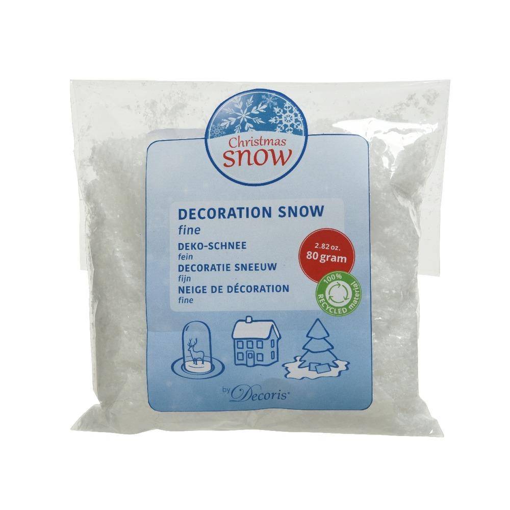 Decoris Recycled Plastic Artificial Snow 80g