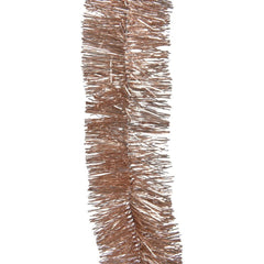 Decoris Tinsel Garland Shiny 7 x 270cm - Sparkling Rose