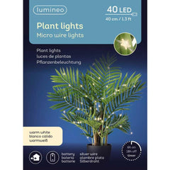 Lumineo BO 60 Micro-Led Star Plant Light 80cm - Silver/Warm White