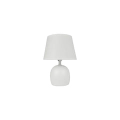 Inspire Poki Table Lamp E14 Ceramic with - White